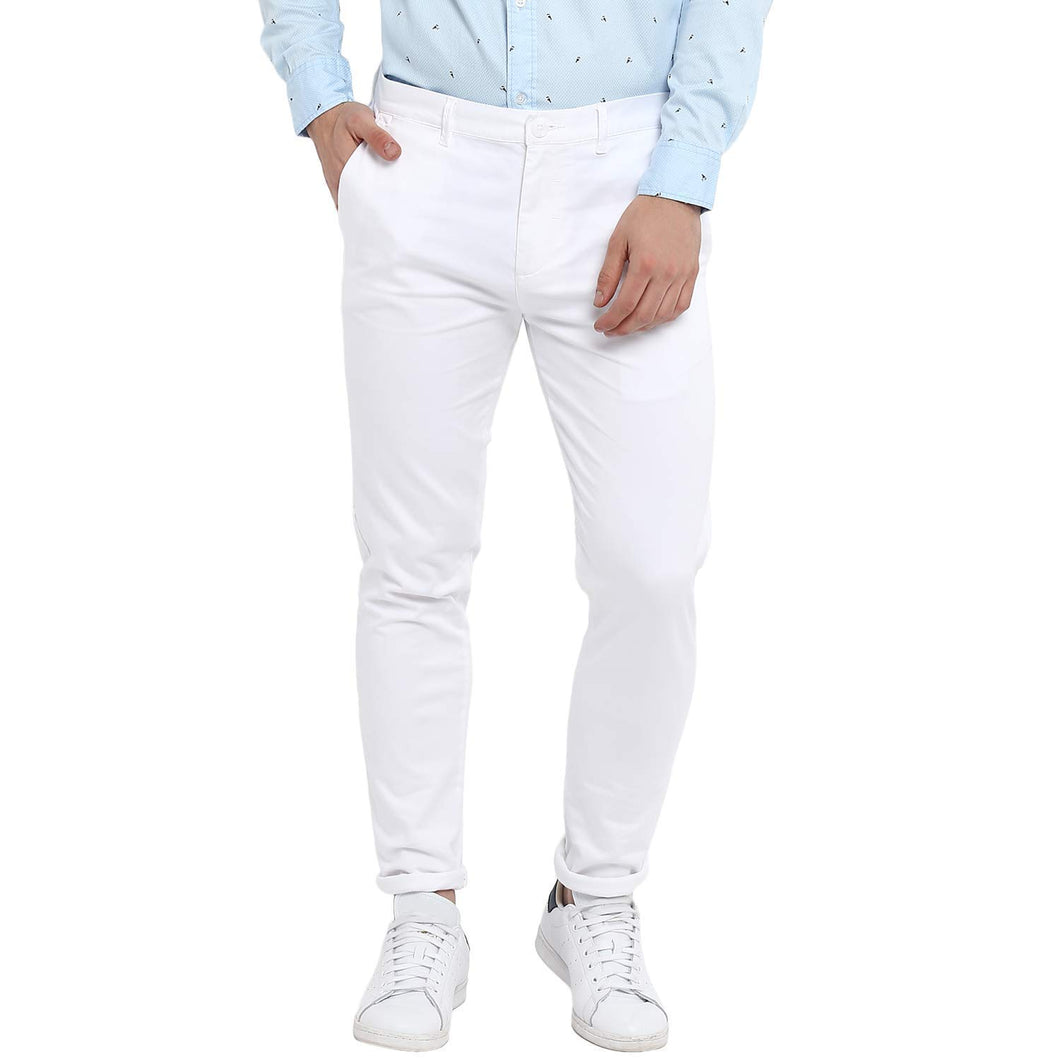 DIAMO Men's Slim Fit Chinos