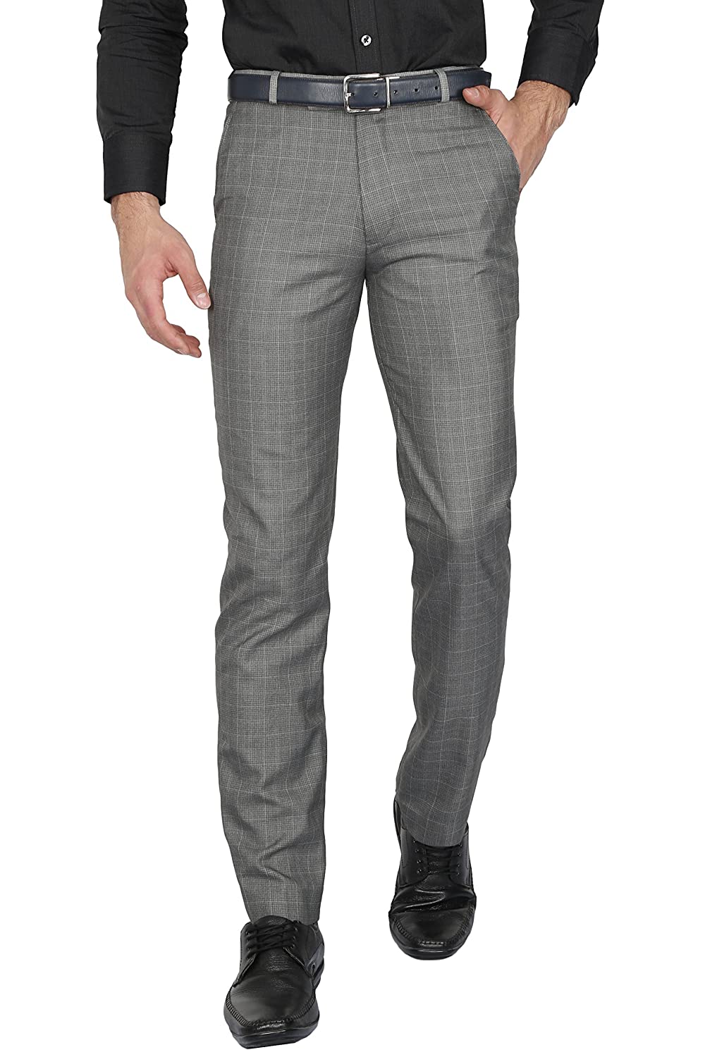 McHenry Men's Regular Fit Formal Trousers